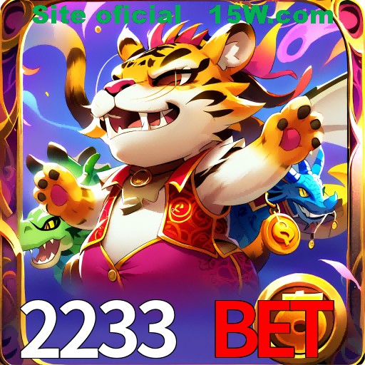 Imagem promocional da 2233 Bet mostrando a plataforma e suas vantagens